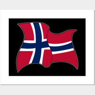 flag of Norway - sports, flags, and culture inspired designs Posters and Art